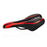 ZTTO 6219 Microfiber Leather Hollow Saddle Mountain Road Bicycle Seat Cushion - Black  /  Red - 2
