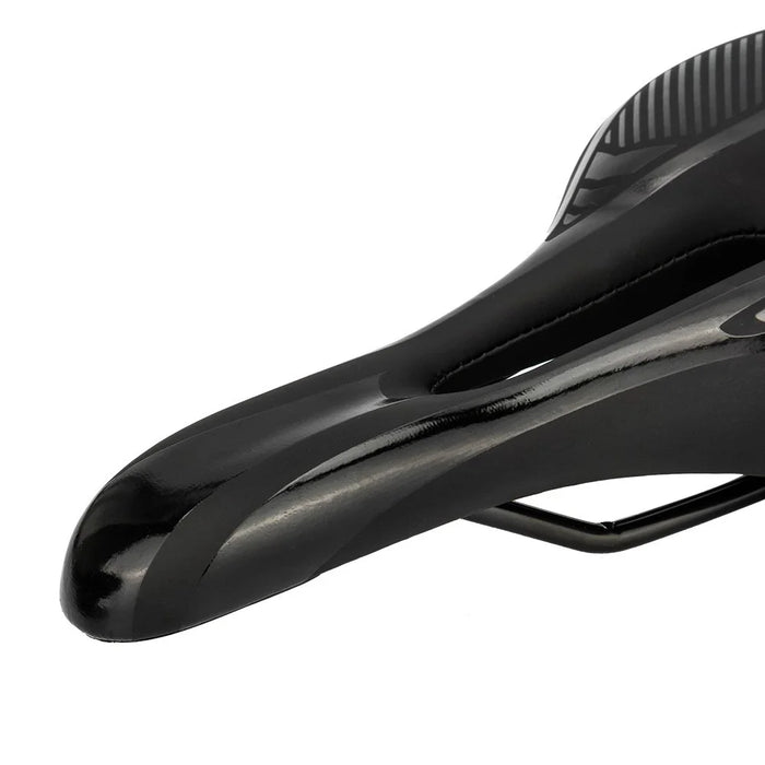 ZTTO 6219 Microfiber Leather Hollow Saddle Mountain Road Bicycle Seat Cushion - Black  /  Red - 7