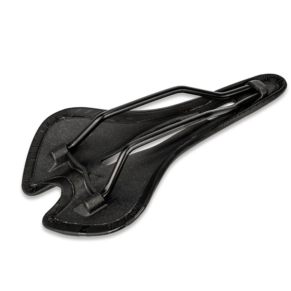ZTTO 6610 Mountain Road Bike Leather Seat Cushion Ergonomic Hollow Bicycle Saddle - Black - 2