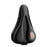 ROCKBROS LF2420 Bicycle Silicone Seat Saddle Quick Release MTB Bike Seat Cushion - Black  /  Red - 1