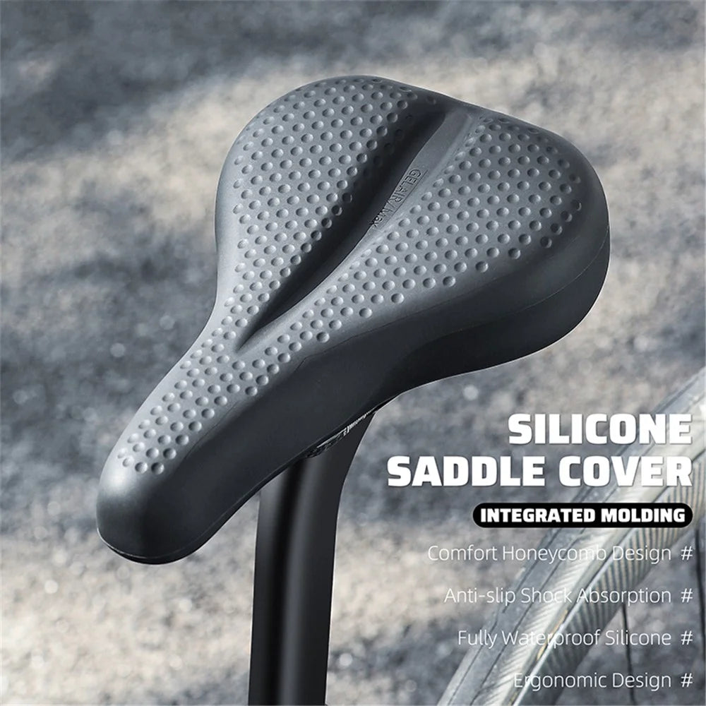 WEST BIKING YP0801206 Fully Waterproof Silicone Bike Saddle Shock Absorption Seat Cushion - 3