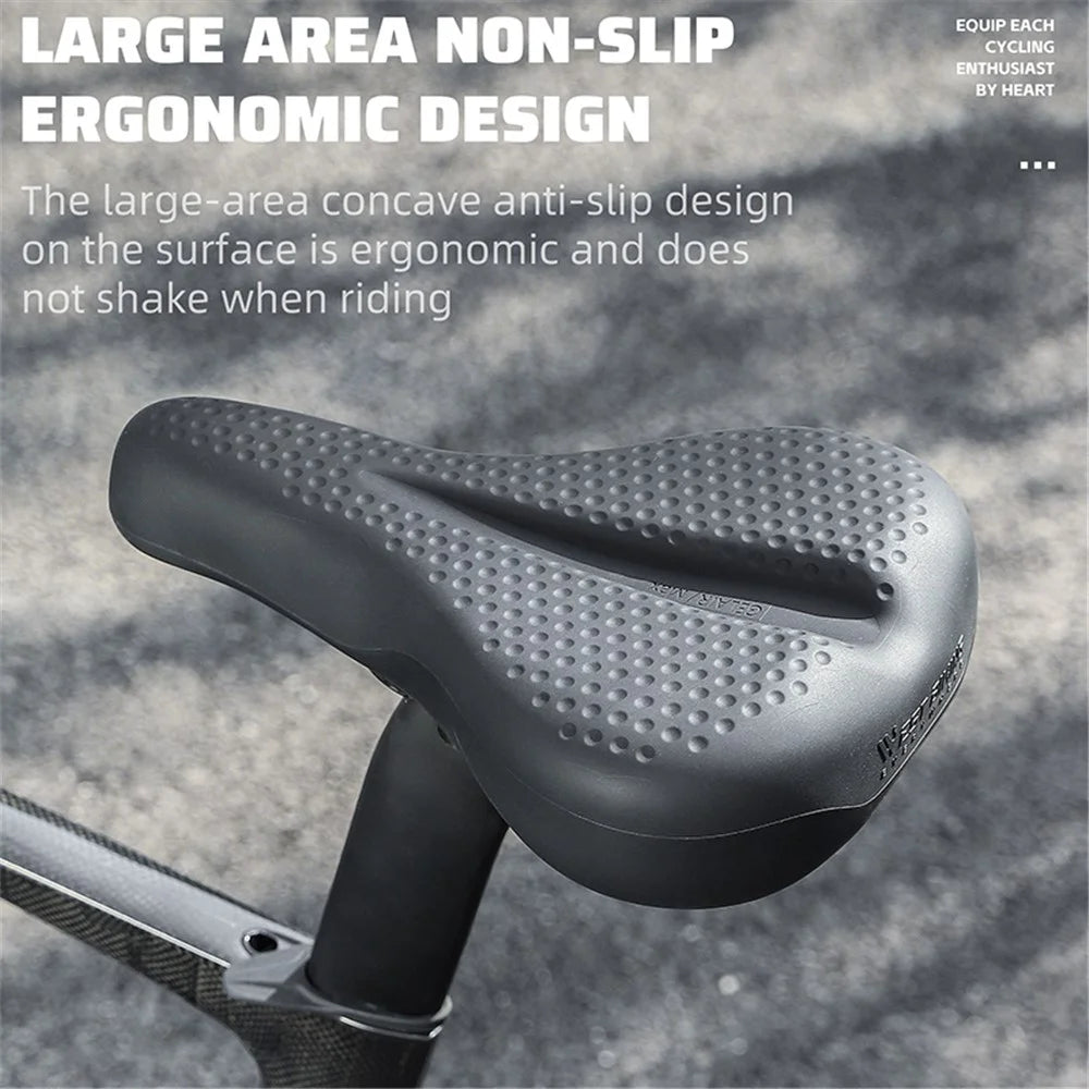 WEST BIKING YP0801206 Fully Waterproof Silicone Bike Saddle Shock Absorption Seat Cushion - 4