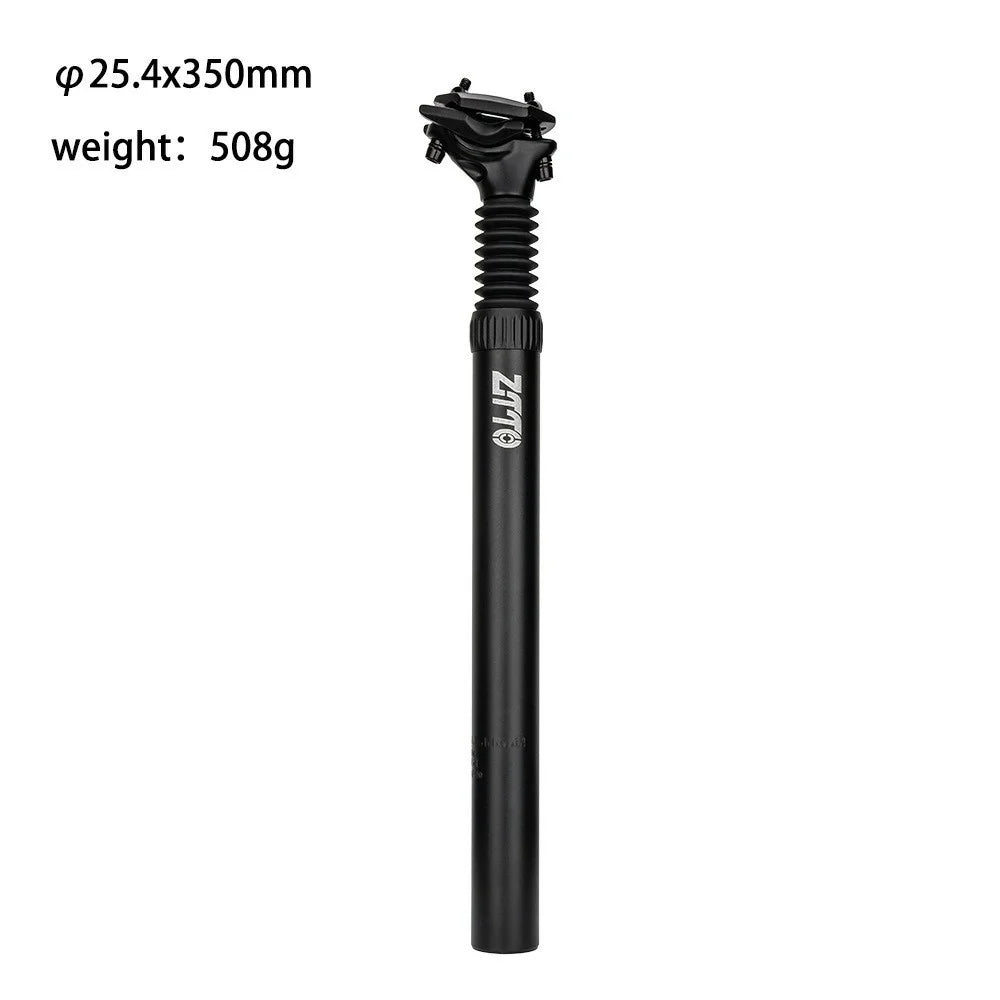 ZTTO Bicycle Seatpost Mountain Bike Aluminum Alloy Shock Absorption Seat Post - 25.4x350mm - 1