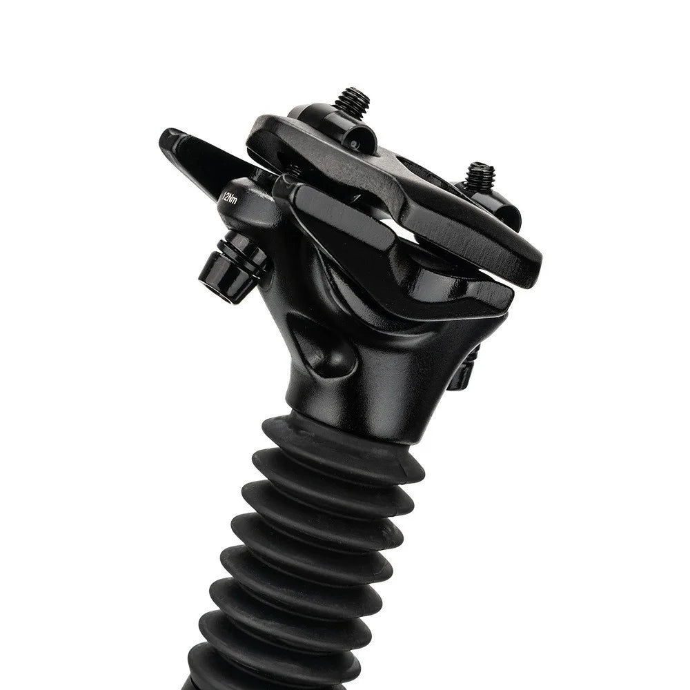 ZTTO Bicycle Seatpost Mountain Bike Aluminum Alloy Shock Absorption Seat Post - 25.4x350mm - 4