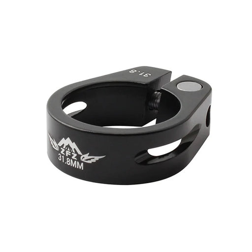 MUQZI Bike Seatpost Clamp Aluminum Alloy Ultralight Seat Clamp for MTB Road Bicycle Seat Tube Lock - Black 31.8Mm - 1