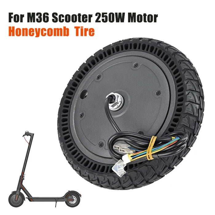 LYXM293-1 For Xiaomi Mi Electric Scooter Pro 2 / 1S / M365 Wheel Tire 250W Motor 8.5x2.125 inch - 2