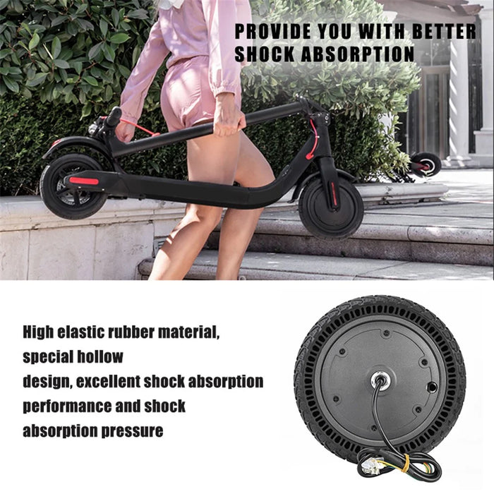 LYXM293-1 For Xiaomi Mi Electric Scooter Pro 2 / 1S / M365 Wheel Tire 250W Motor 8.5x2.125 inch - 4