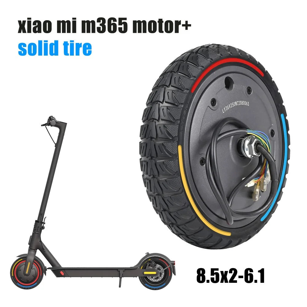 YXM293-2 For Xiaomi Mi Electric Scooter 1S / M365 Pro / M365 Wheel Tire 250W Motor 8.5x2-6.1 inch - 2
