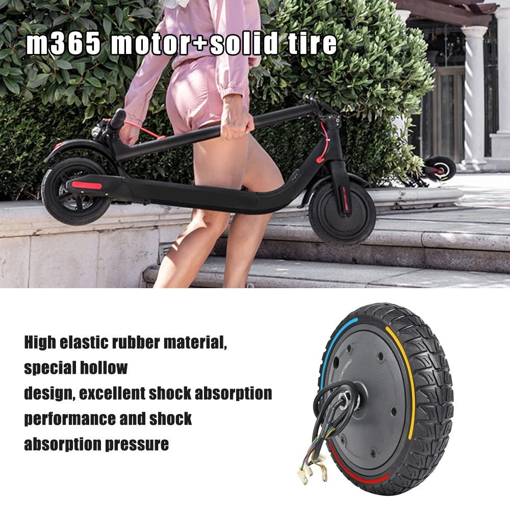 YXM293-2 For Xiaomi Mi Electric Scooter 1S / M365 Pro / M365 Wheel Tire 250W Motor 8.5x2-6.1 inch - 3