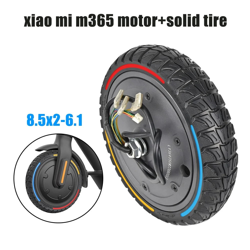 YXM293-2 For Xiaomi Mi Electric Scooter 1S / M365 Pro / M365 Wheel Tire 250W Motor 8.5x2-6.1 inch - 4