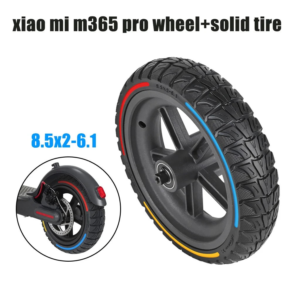 LYXM238-7 For Xiaomi M365 Pro E-Scooter Wheel Off-Road Anti-Slip Electric Scooter Wheel Hub - 4