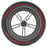 LYXM238-3 For Xiaomi Mi Electric Scooter 1S  /  M365 Wheel Hub Anti-Slip E-Scooter Tire - Red - 2