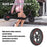 LYXM238-3 For Xiaomi Mi Electric Scooter 1S  /  M365 Wheel Hub Anti-Slip E-Scooter Tire - Red - 4