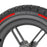 LYXM238-3 For Xiaomi Mi Electric Scooter 1S  /  M365 Wheel Hub Anti-Slip E-Scooter Tire - Red - 7