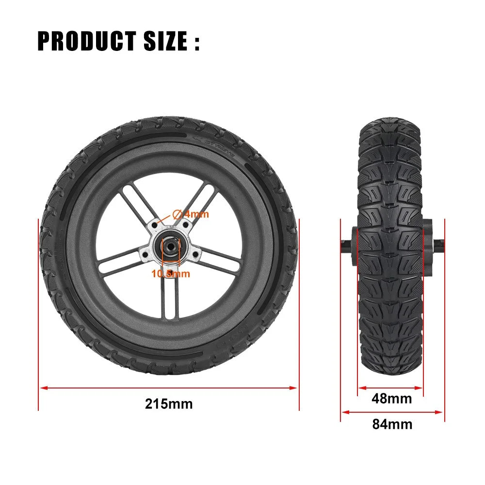 LYXM238-4 For Xiaomi Mi Electric Scooter 1S  /  M365 Wheel Hub Scooter Off-Road Tire - Black - 7