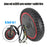 LYXM294-5 For Xiaomi Mi Electric Scooter 1S  /  M365 Pro  /  M365 350W Motor E-Scooter Wheel Tire - Black - 4
