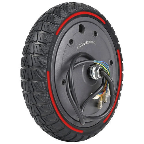 LYXM293-3 For Xiaomi Mi Electric Scooter 1S / M365 Pro / M365 250W Motor E-Scooter Rubber Wheel, 8.5x2-6.1inch - Red - 1