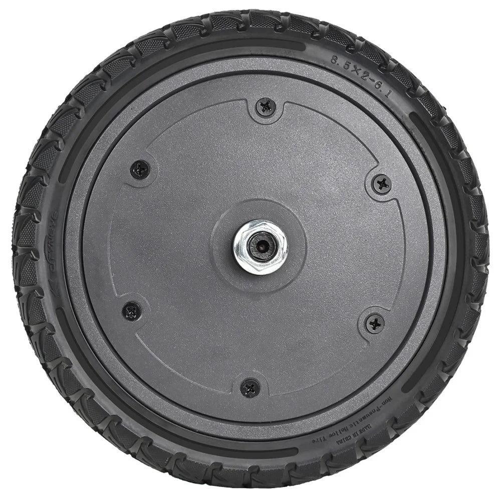 LYXM293-4 For Xiaomi Mi Electric Scooter 1S / M365 Pro / M365 250W Motor E-Scooter Rubber Wheel, 8.5x2-6.1inch - Black - 2