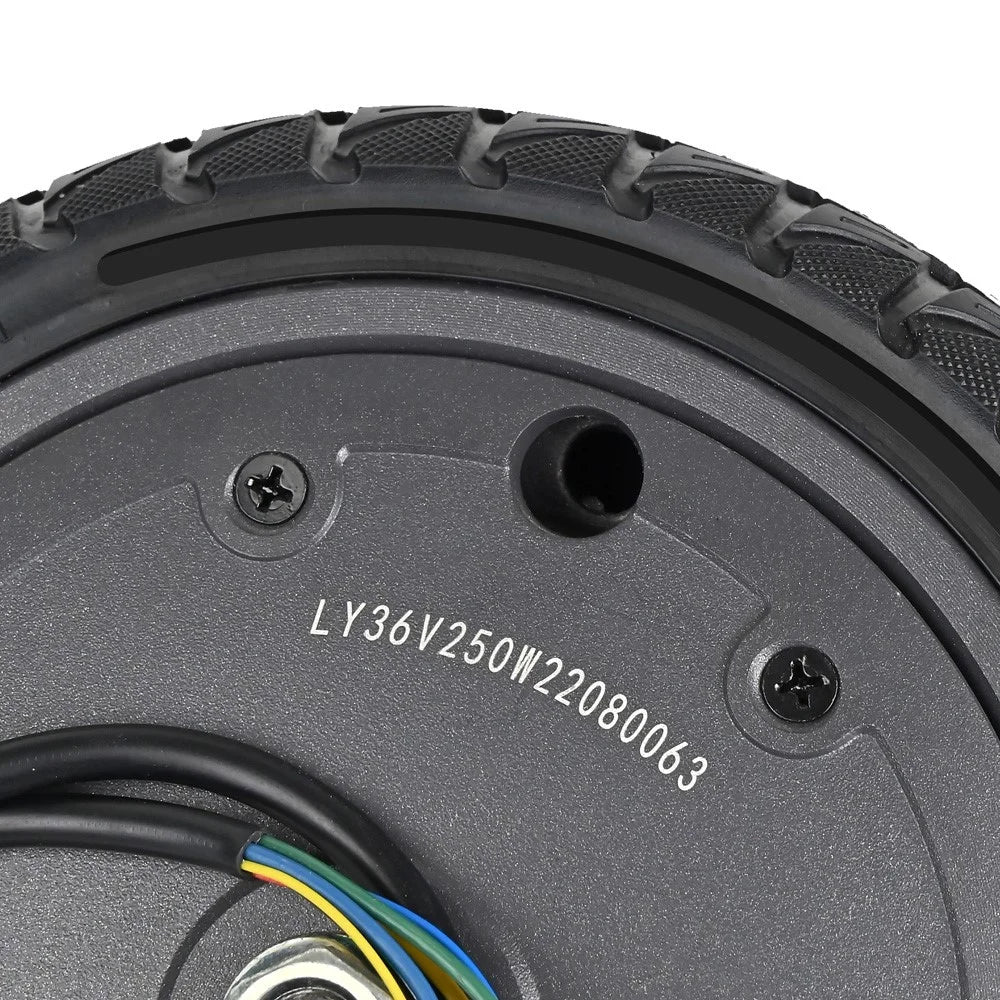 LYXM293-4 For Xiaomi Mi Electric Scooter 1S / M365 Pro / M365 250W Motor E-Scooter Rubber Wheel, 8.5x2-6.1inch - Black - 6