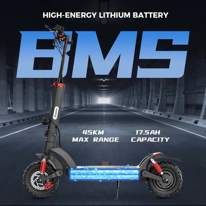 ISCOOTER 11 Inch Tire Off-Road Electric Scooter with NFC 48V 17.5Ah Foldable E-Scooter - Region A - 5
