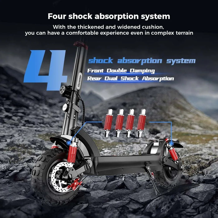 ISCOOTER 11 Inch Tire Off-Road Electric Scooter with NFC 48V 17.5Ah Foldable E-Scooter - Region A - 7