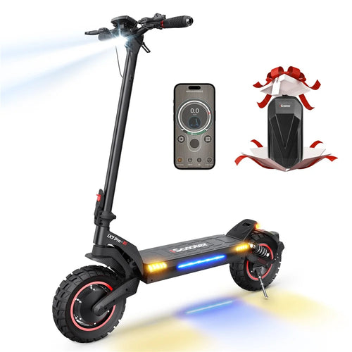 ISCOOTER iX7 Pro Dual Drive 1000W Off-Road 10 Inch Tire Electric Scooter with 48V 17.5Ah Battery, Support APP - Region A - 1