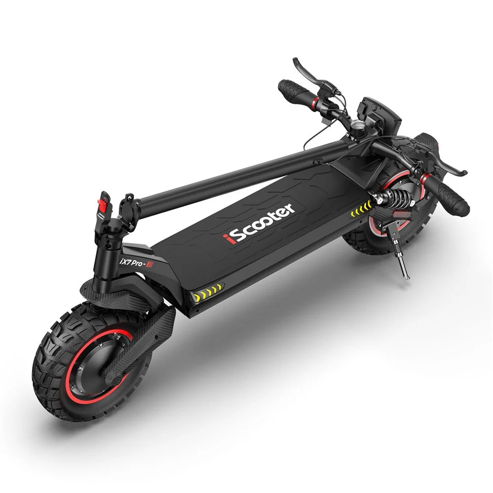 ISCOOTER iX7 Pro Dual Drive 1000W Off-Road 10 Inch Tire Electric Scooter with 48V 17.5Ah Battery, Support APP - Region A - 3