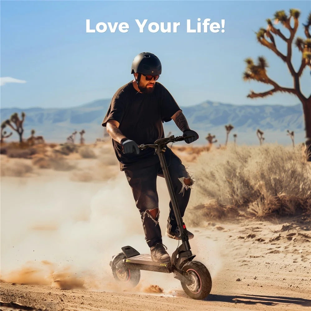 ISCOOTER iX7 Pro Dual Drive 1000W Off-Road 10 Inch Tire Electric Scooter with 48V 17.5Ah Battery, Support APP - Region A - 7