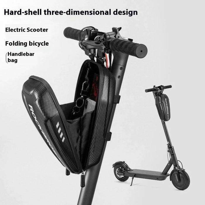 ROCKBROS 3L Waterproof Electric Scooter EVA Hard Shell Front Handlebar Bag for Road Mountain Bike - 2