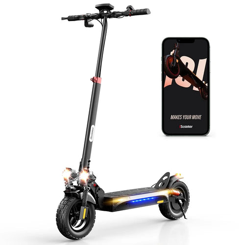 ISCOOTER iX4 48V 15Ah Electric Scooter 10 Inch Tire Off-Road Scooter with APP (EU Plug) - Area A - 1