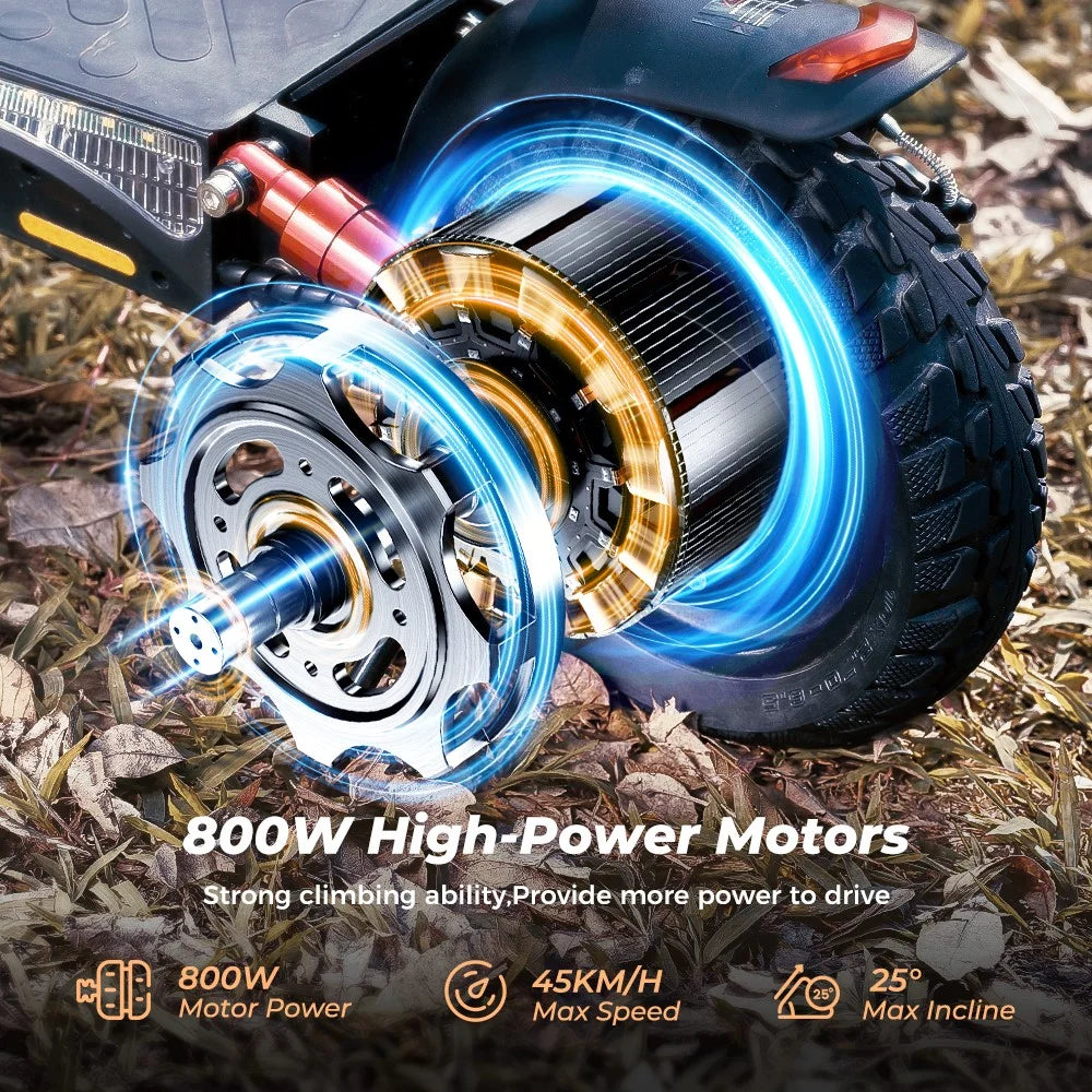 ISCOOTER iX4 48V 15Ah Electric Scooter 10 Inch Tire Off-Road Scooter with APP (EU Plug) - Area A - 5