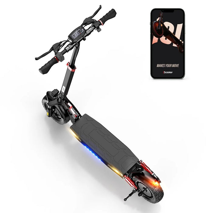 ISCOOTER iX3 48V 10Ah Electric Scooter 10 Inch Off-Road Scooter with APP (EU Plug) - Area A - 4