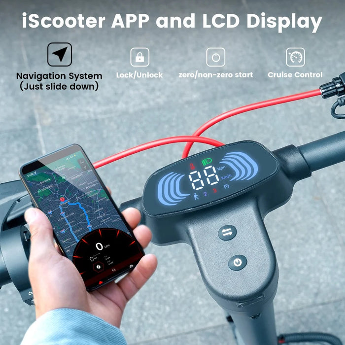 ISCOOTER i10Pro Electric Scooter 800W 10 Inch with APP 48V 15Ah - Region A - 6