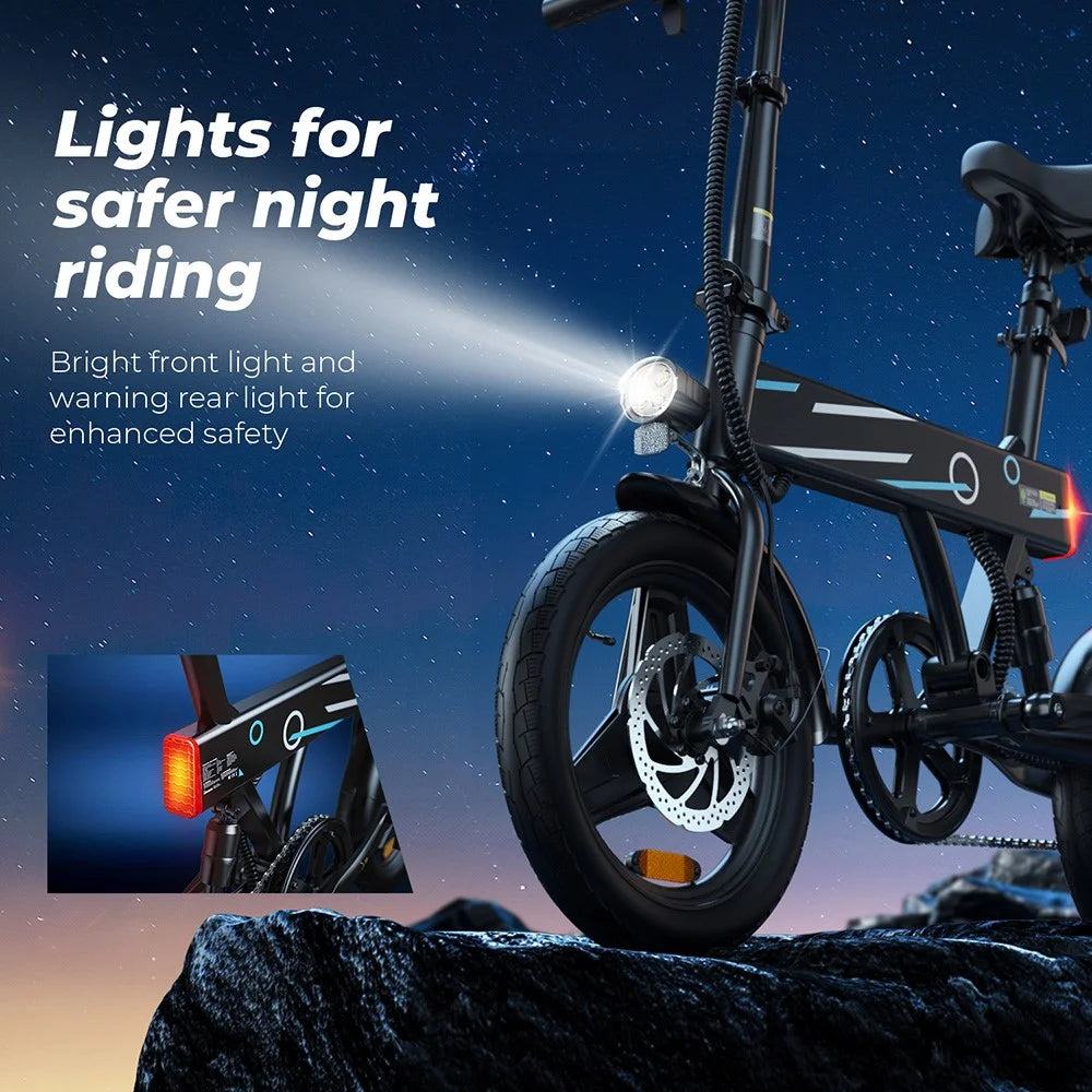 ISCOOTER EB01 500W Motor Electric Scooter with Smart LCD Display and 36V 7.8Ah Battery 25km / h Max Speed - Black - 6