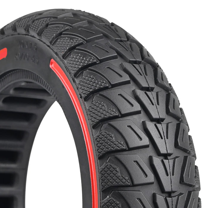10x2.5 Inch Honeycomb Tire for Ninebot Max G30 Electric Scooter Shock Absorbing Off-Road Solid Tire - Red - 6