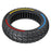 For Segway eKickScooter ZT3 Pro Electric Scooter 70 / 60-7.5 Shock Absorption Rubber Off-Road Tyre Honeycomb Solid Tire - Tri-Color - 1