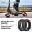 For Segway eKickScooter ZT3 Pro Electric Scooter 70 / 60-7.5 Shock Absorption Rubber Off-Road Tyre Honeycomb Solid Tire - Tri-Color - 4