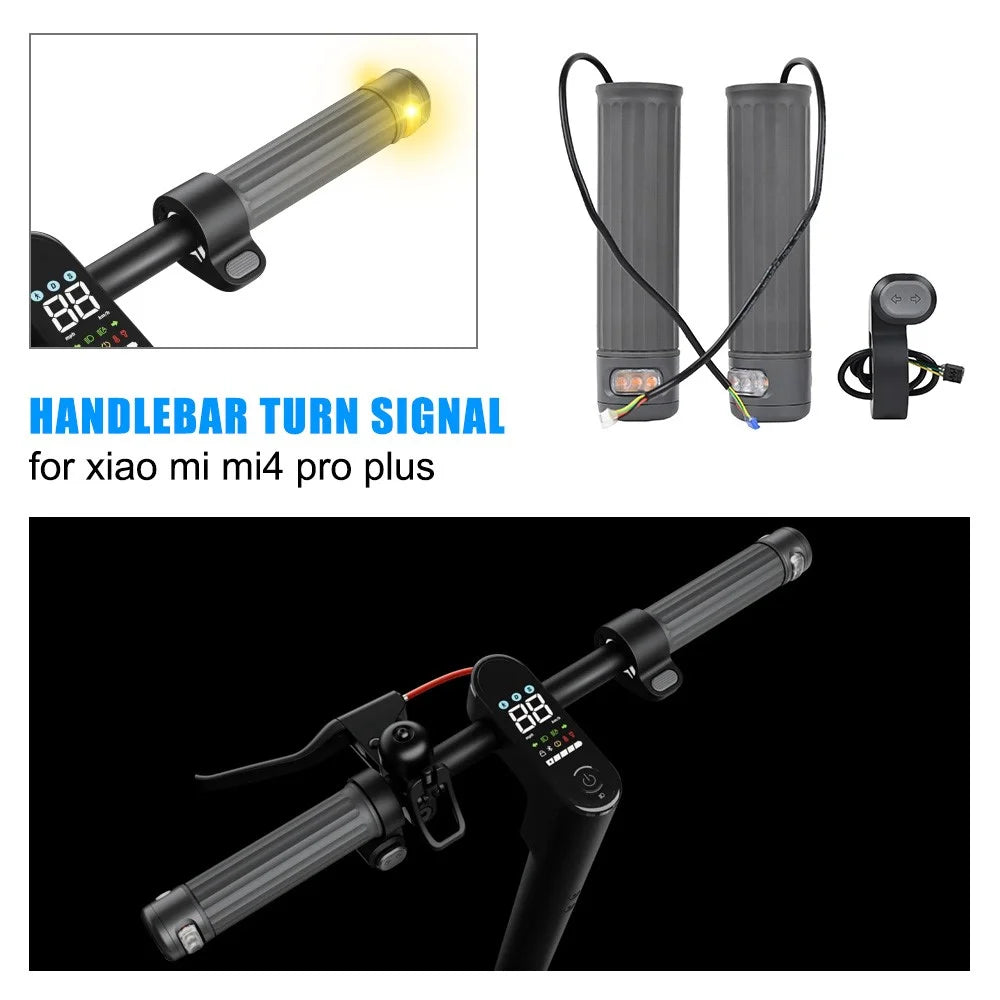 LYP4056 1Pair Handlebar Grips for Xiaomi Electric Scooter 4 Pro Plus / 4 Pro Max Handlebar Cover with Turn Signal - 3