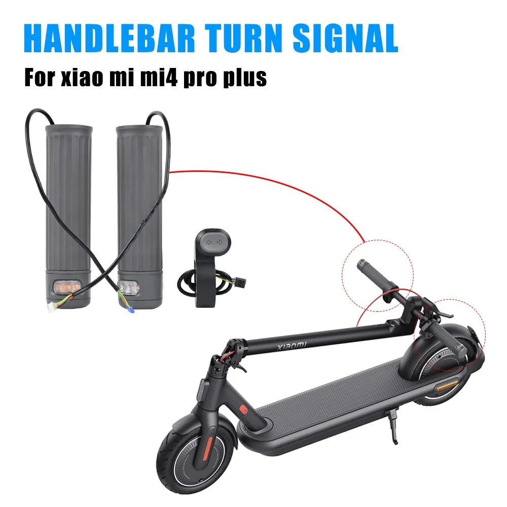 LYP4056 1Pair Handlebar Grips for Xiaomi Electric Scooter 4 Pro Plus / 4 Pro Max Handlebar Cover with Turn Signal - 4