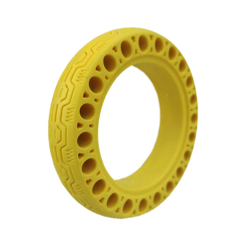 60/70-6.5 Scooter Tire Tubeless Explosion-proof Electric Bicycle Scooter Wear-resistant Solid Wheel for Ninebot Max G30 - Yellow - 1