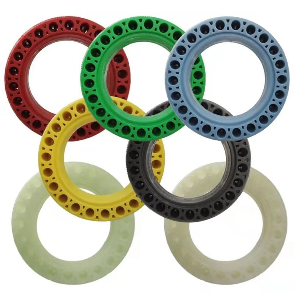 60/70-6.5 Scooter Tire Tubeless Explosion-proof Electric Bicycle Scooter Wear-resistant Solid Wheel for Ninebot Max G30 - Yellow - 7