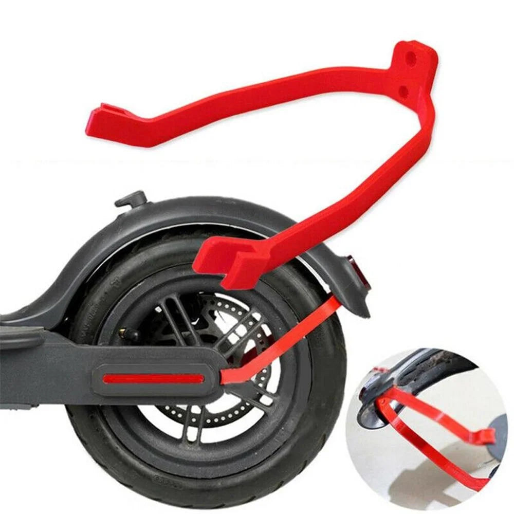 Rear Fender Bracket Kit for Xiaomi M365 Electric Scooter Replacement Accessory Foot Pad Gasket + Mudguard Gasket - Red - 4