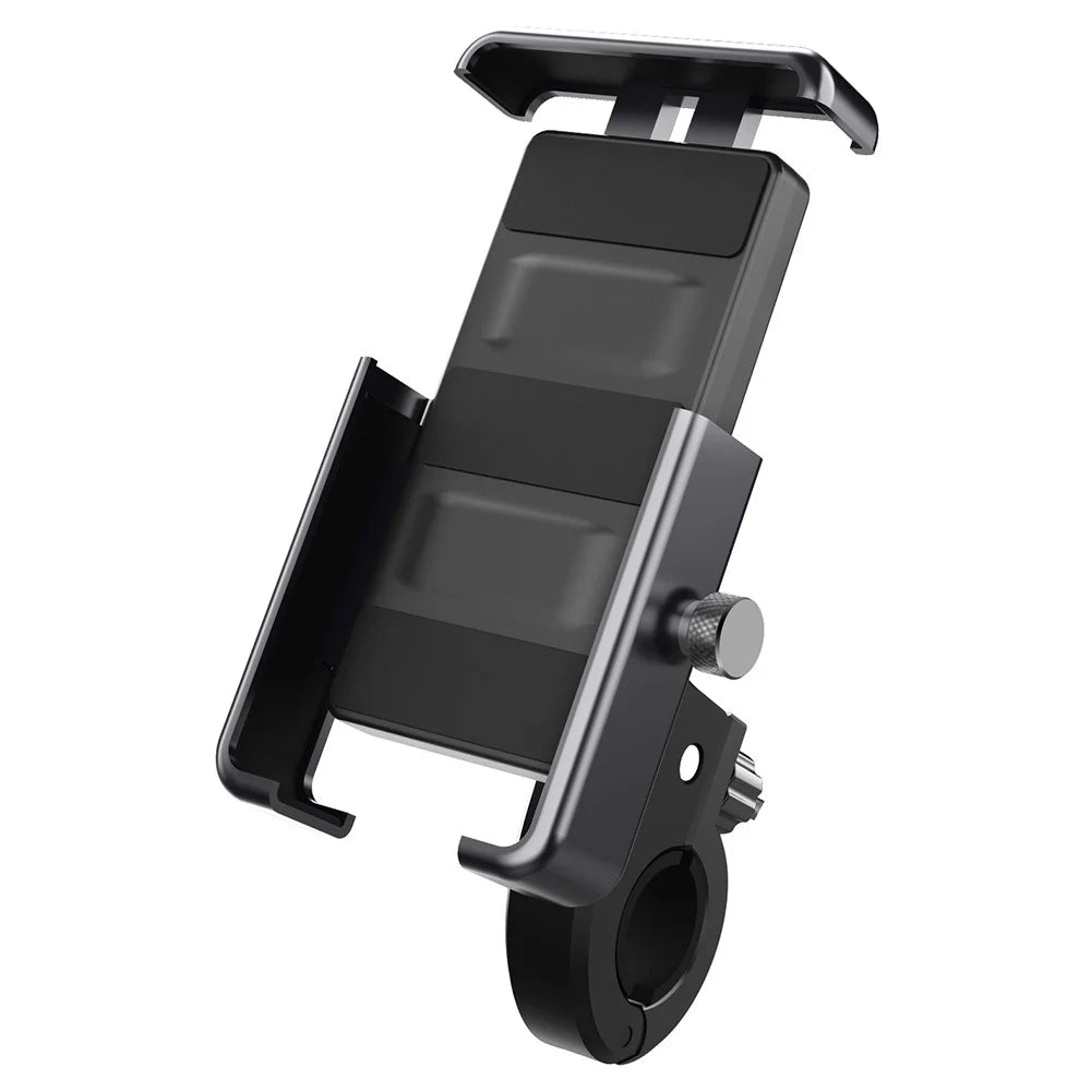 QX-21 Motorcycle E-Bike Bicycle Phone Stand Handlebar / Rear Mirror Mount Rotatable Phone Holder Bracket - 1
