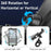 QX-21 Motorcycle E-Bike Bicycle Phone Stand Handlebar / Rear Mirror Mount Rotatable Phone Holder Bracket - 6