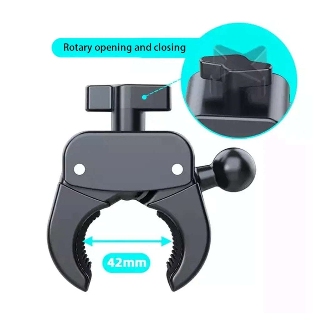 A081+X55 Bike Tablet Holder Mount Shockproof Mobile Phone Navigation Stand Bicycle Electric Vehicle Motorcycle Cell Phone MTB Mount - 3
