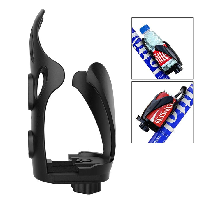 ZH-1080C1 Adjustable Bicycle Water Bottle Holder Cycling Bottle Holder Cage - Black - 4