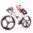 ZH-1080C1 Adjustable Bicycle Water Bottle Holder Cycling Bottle Holder Cage - Black - 7