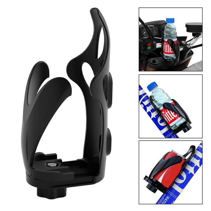 ZH-1080B1 Adjustable Water Bottle Holder Motorcycle Rearview Mirror Mount Bracket - 1