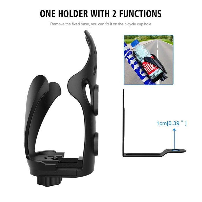 ZH-1080B1 Adjustable Water Bottle Holder Motorcycle Rearview Mirror Mount Bracket - 3
