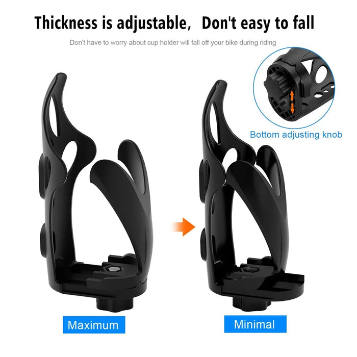 ZH-1080B1 Adjustable Water Bottle Holder Motorcycle Rearview Mirror Mount Bracket - 4